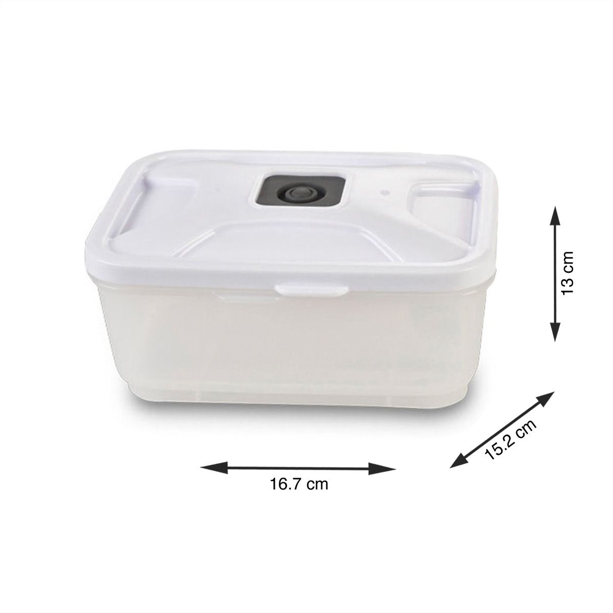 Solis boîtes à lunch, pour machine sous vide 2 x 600ml