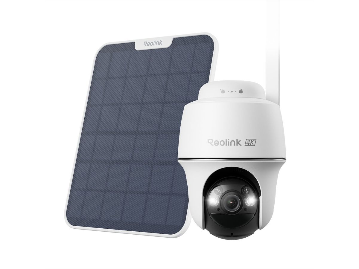 Reolink G440 Outdoor PT-Kamera, 8 MP, 90°, IR-LED 10m, inkl. Solar Panel