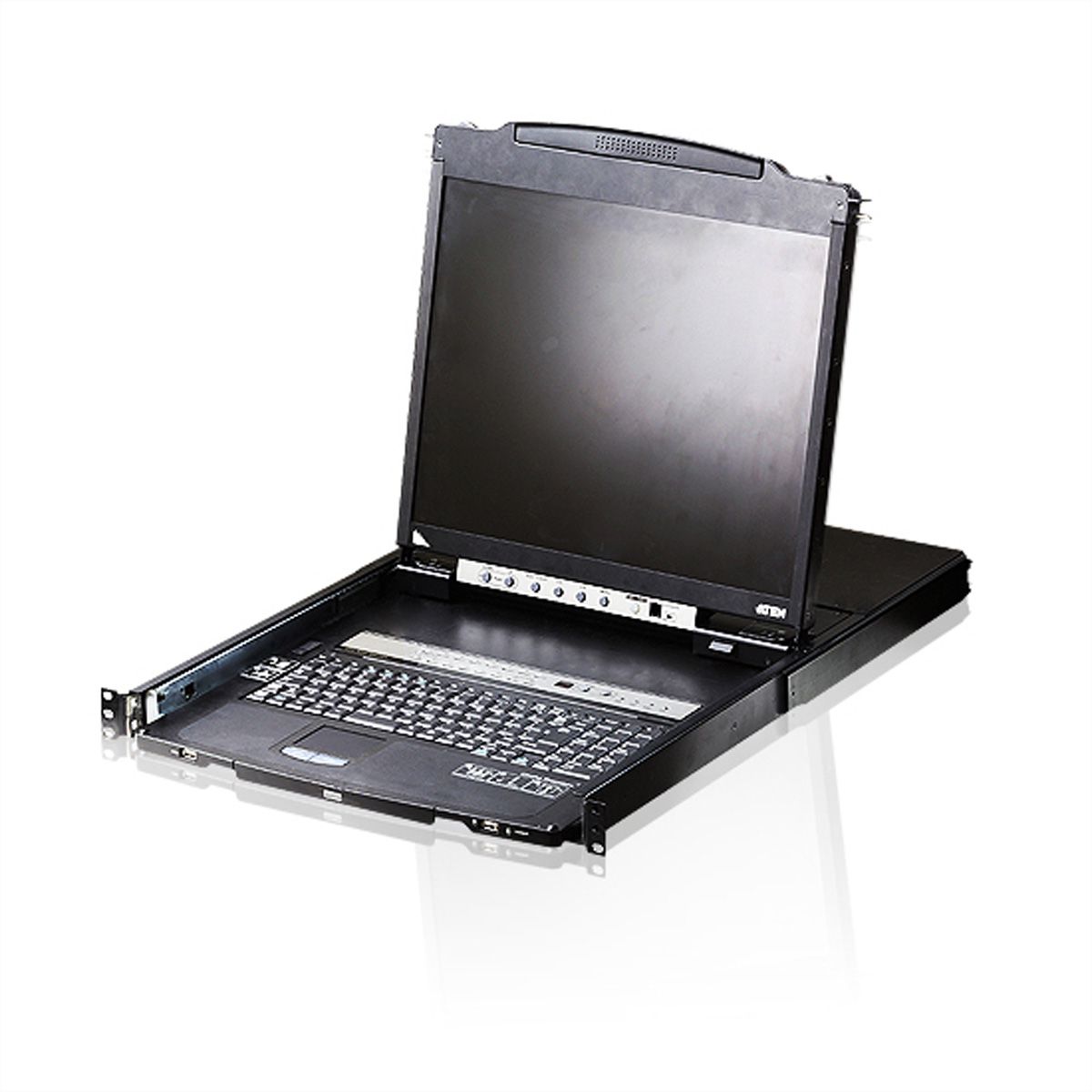 ATEN CL5816N 48cm-LCD KVM Switch USB-PS/2,VGA, 16 Port, FR-Layout