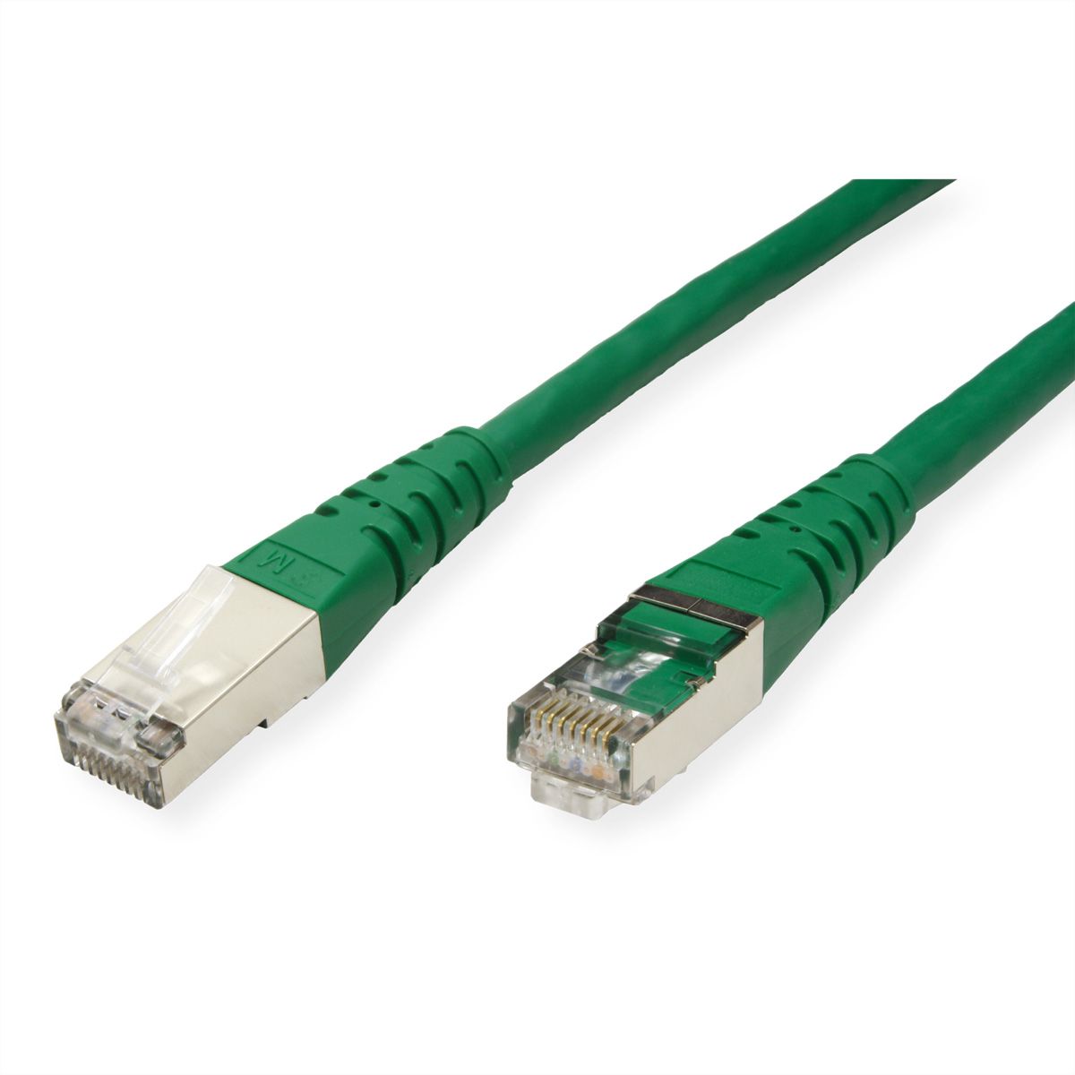 Cordon ROLINE Cat.6 (Classe E) S/FTP (PiMF), vert, 2 m