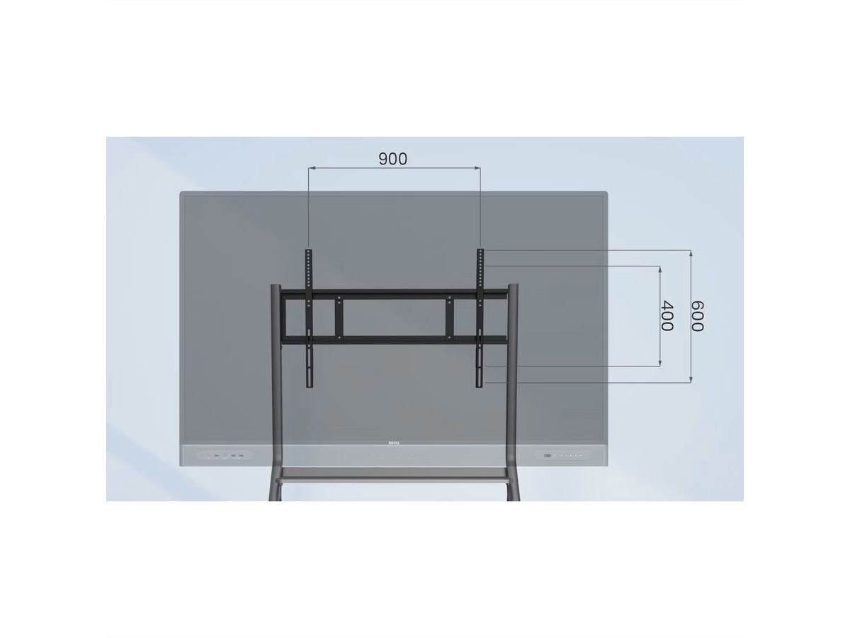 BenQ Mobile Trolley MT01, VESA 800x600, bis 120kg
