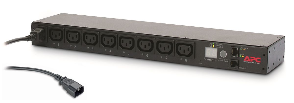 APC AP7920B unité de distribution d'énergie 8 sortie(s) CA 0U/1U Noir
