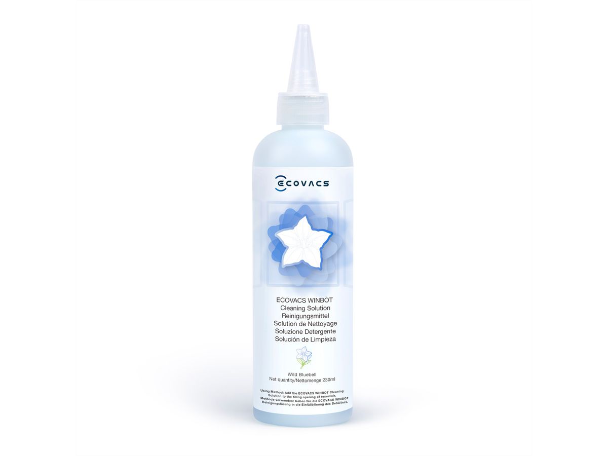 Ecovacs Reinigungslösung 230ml, zu Winbots-Serie