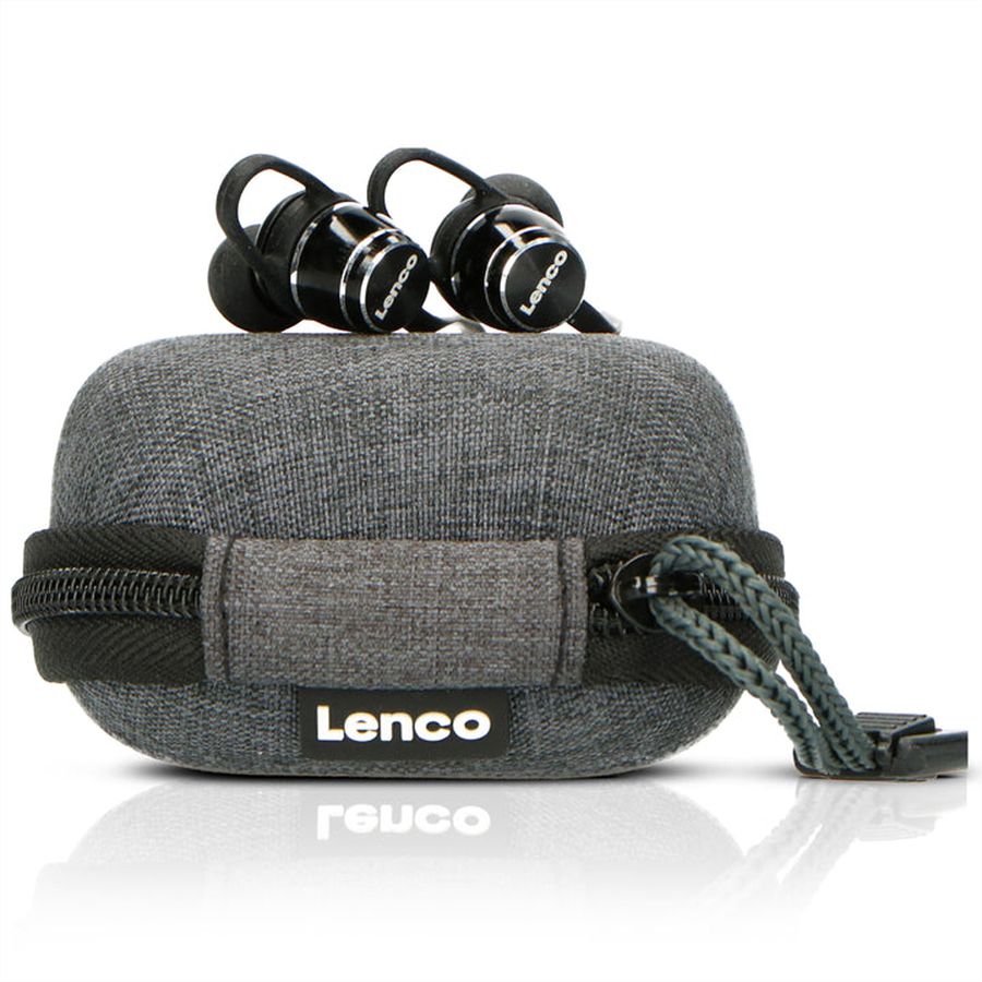 Lenco Bluetooth Kopfhörer EPB-160BK, schwarz,IPX4, mit ladehülle