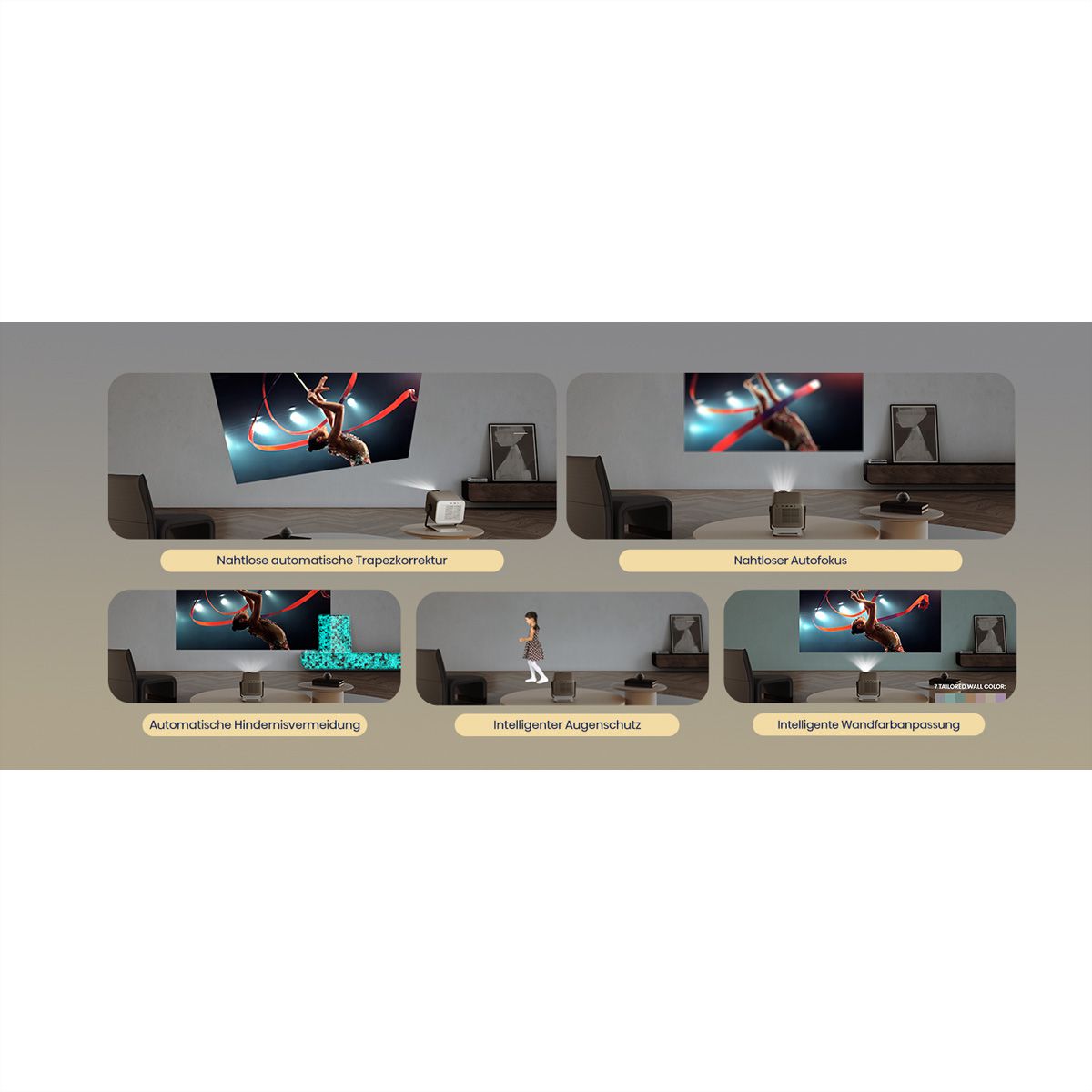 Hisense Laser Beamer M2-Pro, 65"-200", 1300AL, 4K
