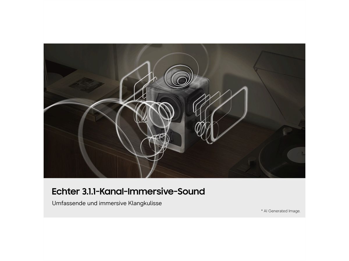 Samsung Speaker LS70H, Schwarz