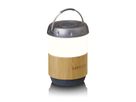 Lenco Bambus Lampe BTL-030BA, mit eingebauter Bluetooth Lautsprecher