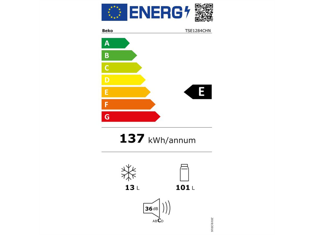 Beko Réfrigérateur Table Top TSE1284CHN