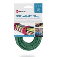 VELCRO® One Wrap® Strap 20mm x 230mm, 25 pièces, vert