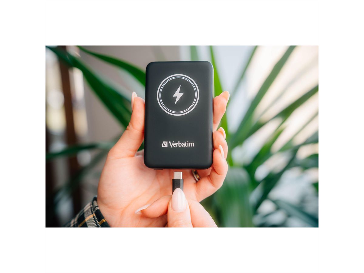 Verbatim Powerbank 10000 mAh Black, 15W, PD20W, USB-C