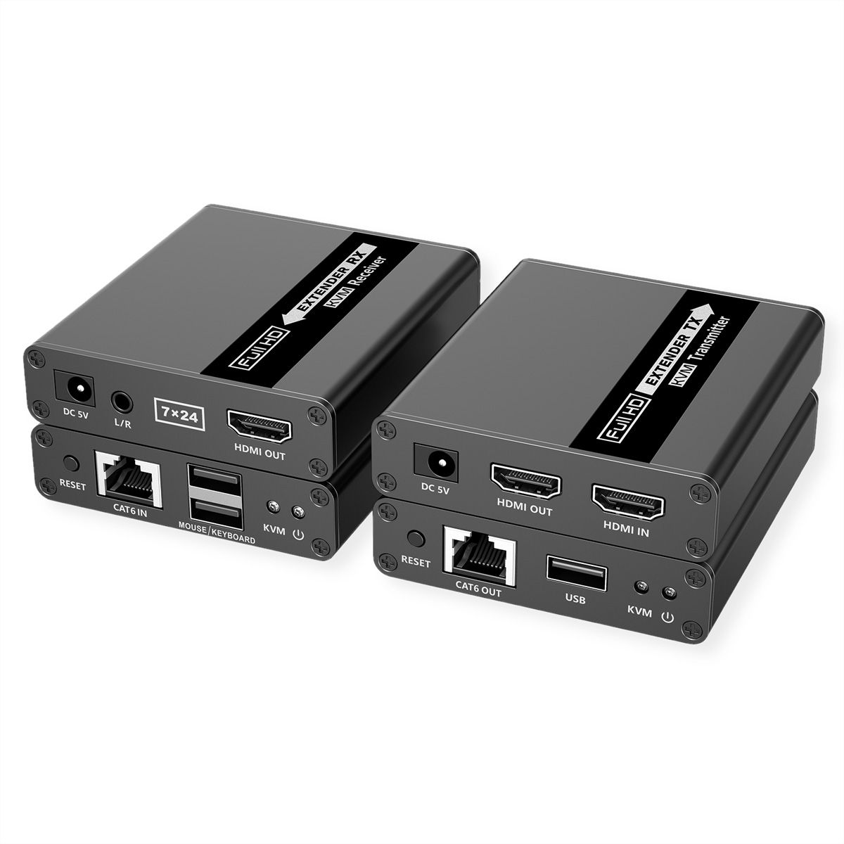 VALUE KVM Verlängerung über Cat.6/6A, HDMI, max. 70m