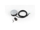 BACHMANN TWIST 2x contact de protection, embouts de câble, fiche de montage à contact de protection, chrome, 2 m