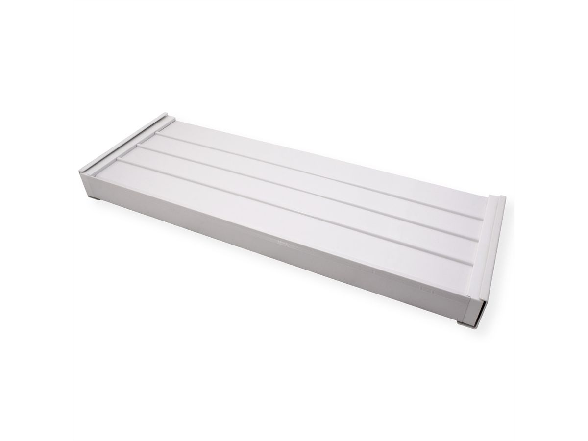 VALUE Tiroir sous bureau ultra-mince, grand modèle, blanc