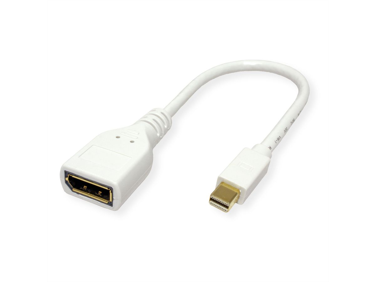 ROLINE Adaptateur DisplayPort, DP F - Mini DP M