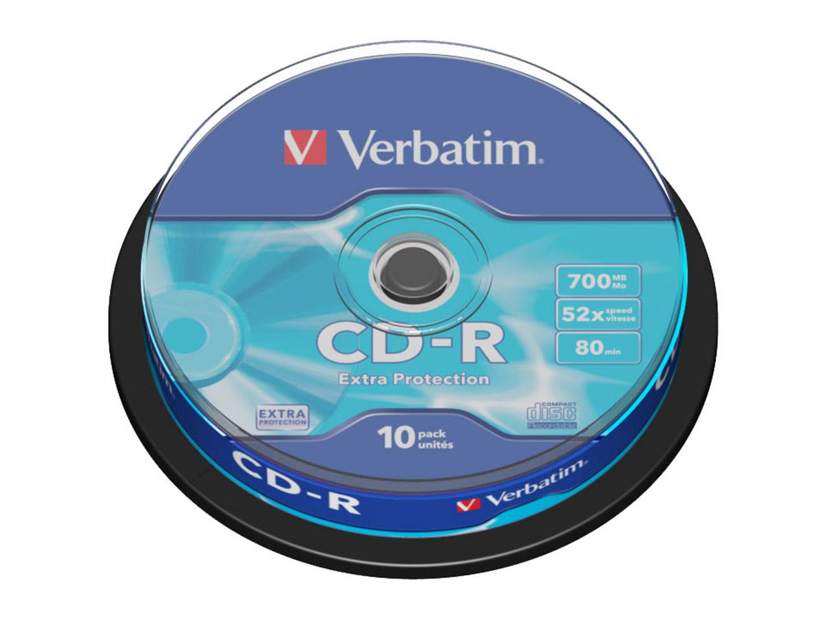 Verbatim CD-R Spindle 700MB 52x 10 Pack