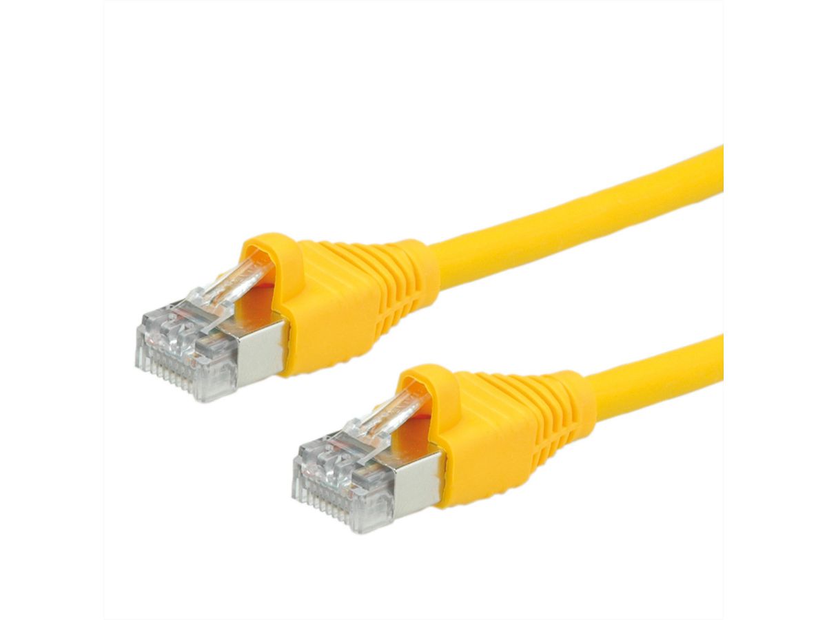 DÄTWYLER Patchkabel Cat.6 (Class E) S/FTP, CU 7702 flex LSOH, AMP, gelb, 40 m