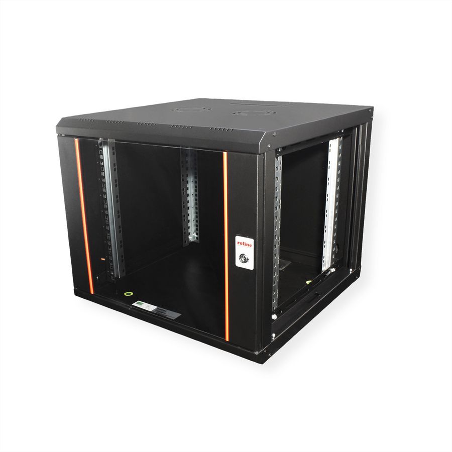 ROLINE 19-Zoll Wandgehäuse Pro 9 HE, 600x600 BxT schwarz