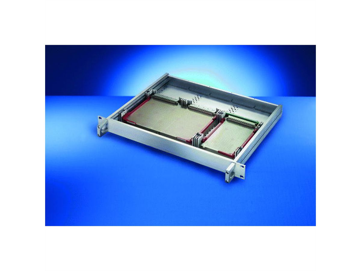SCHROFF MultipacPRO, kit de montage sur platine européenne pour connecteur EN 60603, 2 U