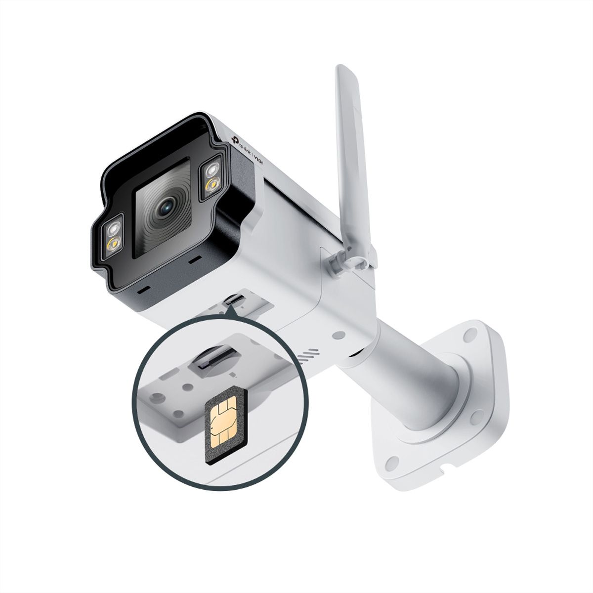 TP-Link InSight S345-4G(4mm) Bullet-Caméra 4 MP, 80.4°, IR-LED 50m, LTE