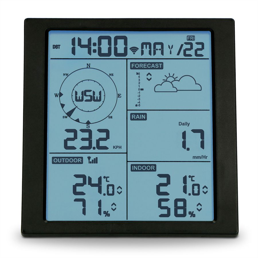 Alecto Wetterstation WS5200 6 in 1 WIFI mit App