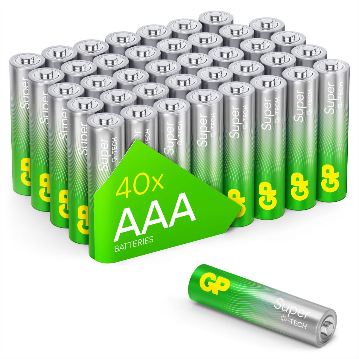 GP Batteries Super Alkaline AAA 40x
