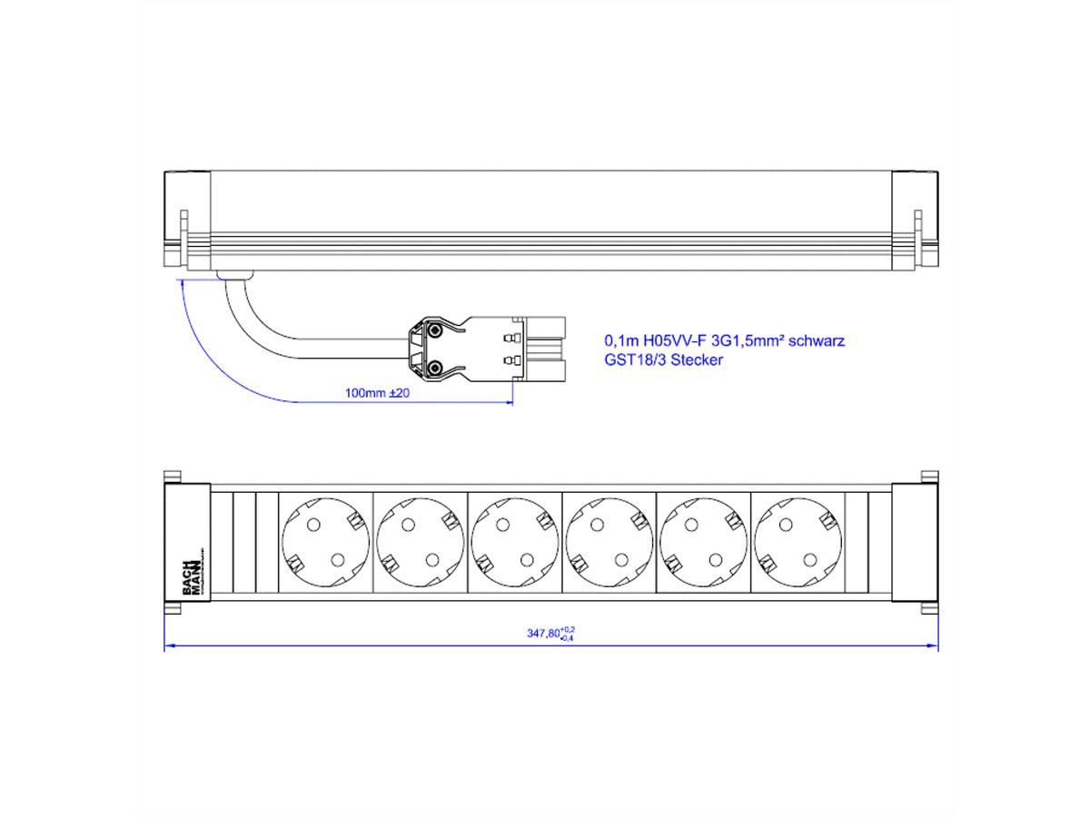 BACHMANN POWER FRAME 6xCEE7/3