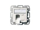 TELEGÄRTNER Embase double AMJ45/50, Cat.6A (Classe EA) blanc cassé, (A+B+C)