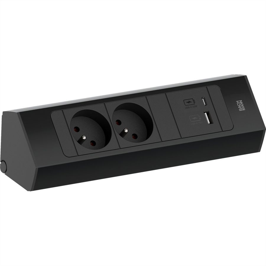 BACHMANN CASIA 2 2xUTE 1xUSB A/C 22W 2,0m AEH SW