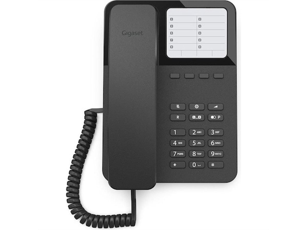 Gigaset Festnetztelefon DESK 400 schwarz