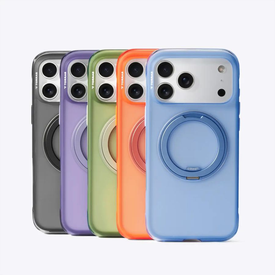 Torras Ostand O3 Air Case, iPhone 17 Pro, orange