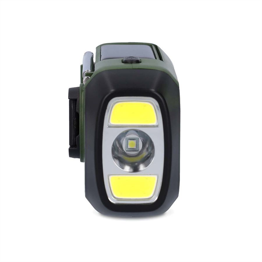Nedis radio d'urgence DAB+/FM vert/noir, Alimentation solaire