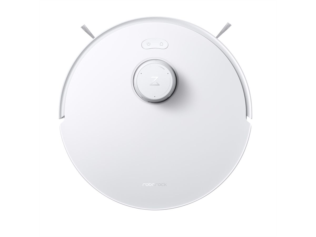 Roborock Aspirateur robot Qrevo Curv 2 FlowX, blanc