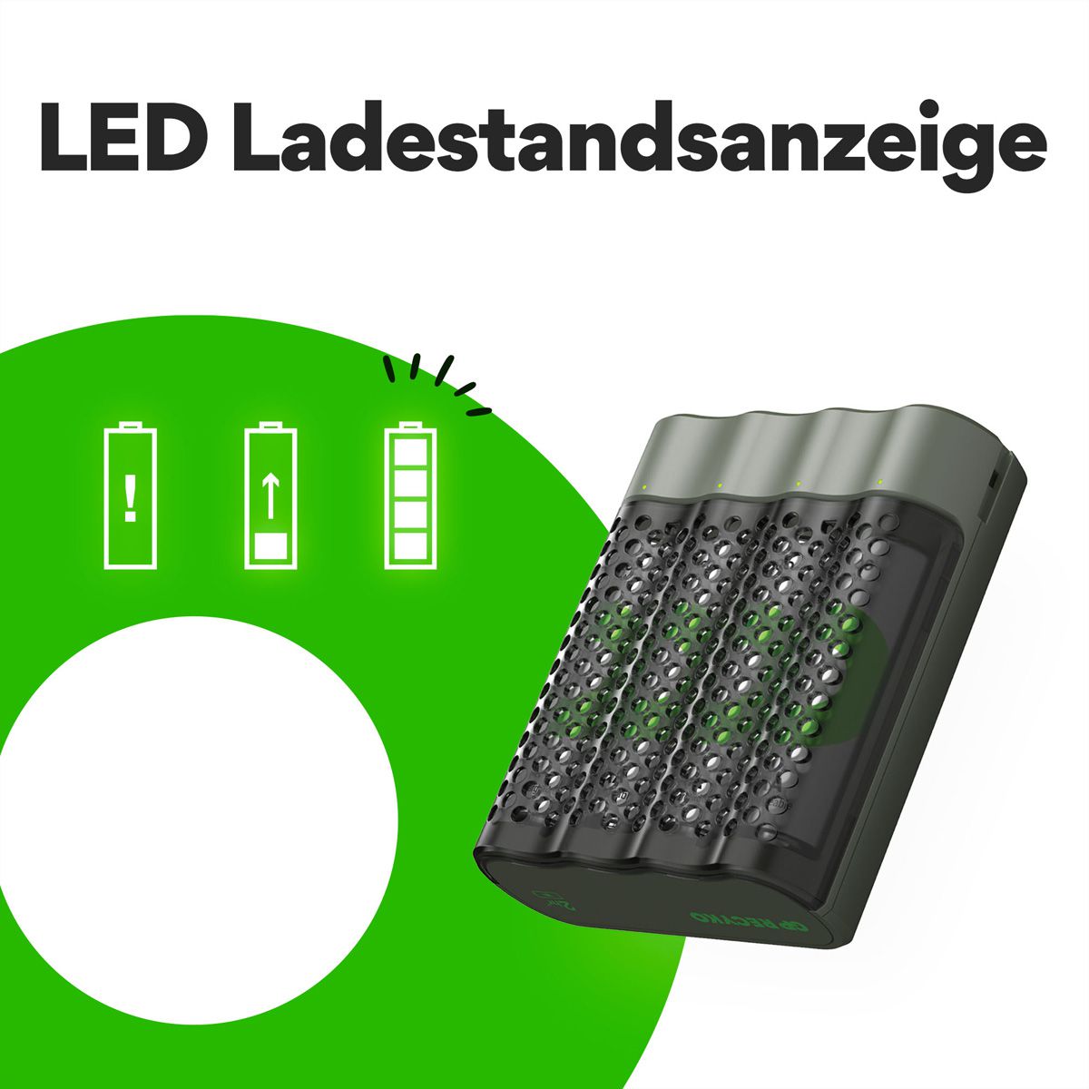 GP Batteries USB-Ladegerät GP M451, inkl. 4 x ReCyko AA 2600 mAh