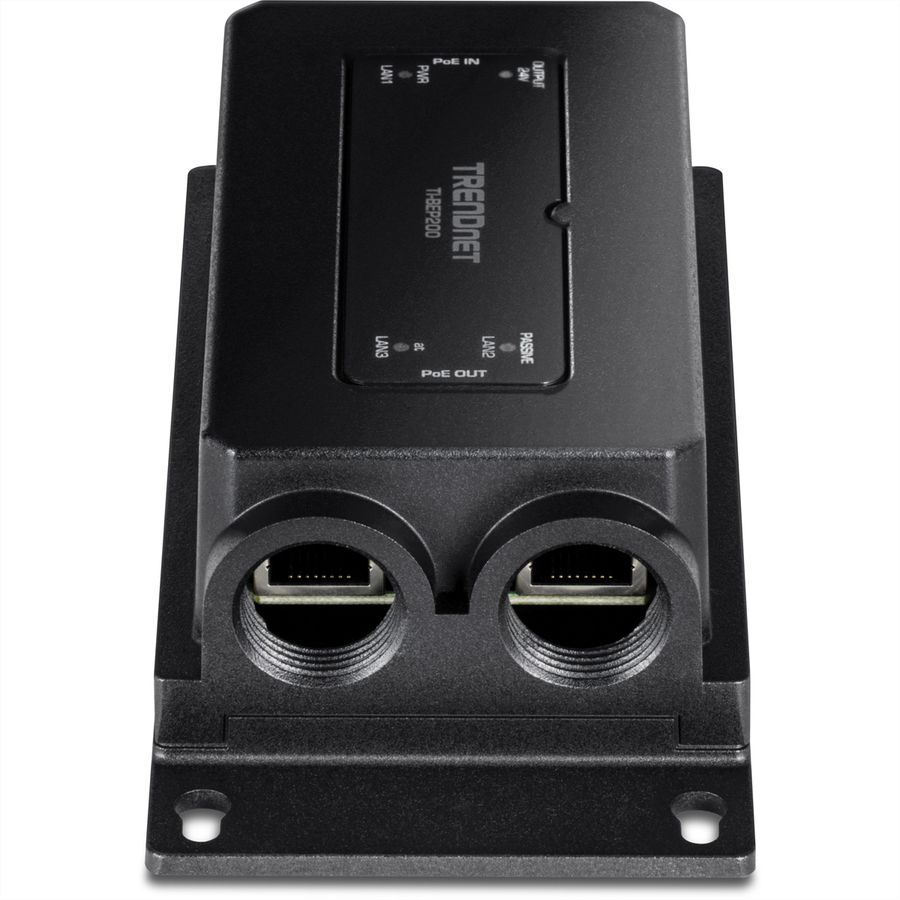 TRENDnet TI-BEP200 Prolongateur PoE+ Outdoor , actif/passif Gigabit industriel à 2 ports