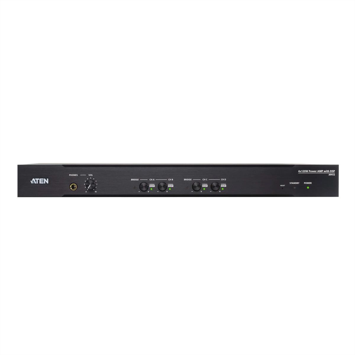 ATEN AP412 4 x 120W Leistungsverstärker mit DSP