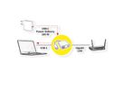 VALUE Convertisseur USB-C - Gigabit Ethernet, PD Port, 100W