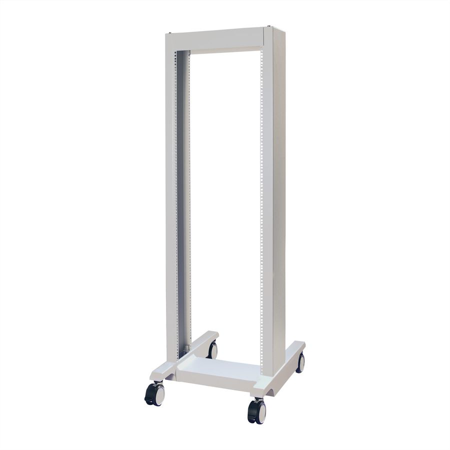 SCHROFF 19"-Laborgestell, fahrbar - 19"LABORGESTELL 36HE RAL7035