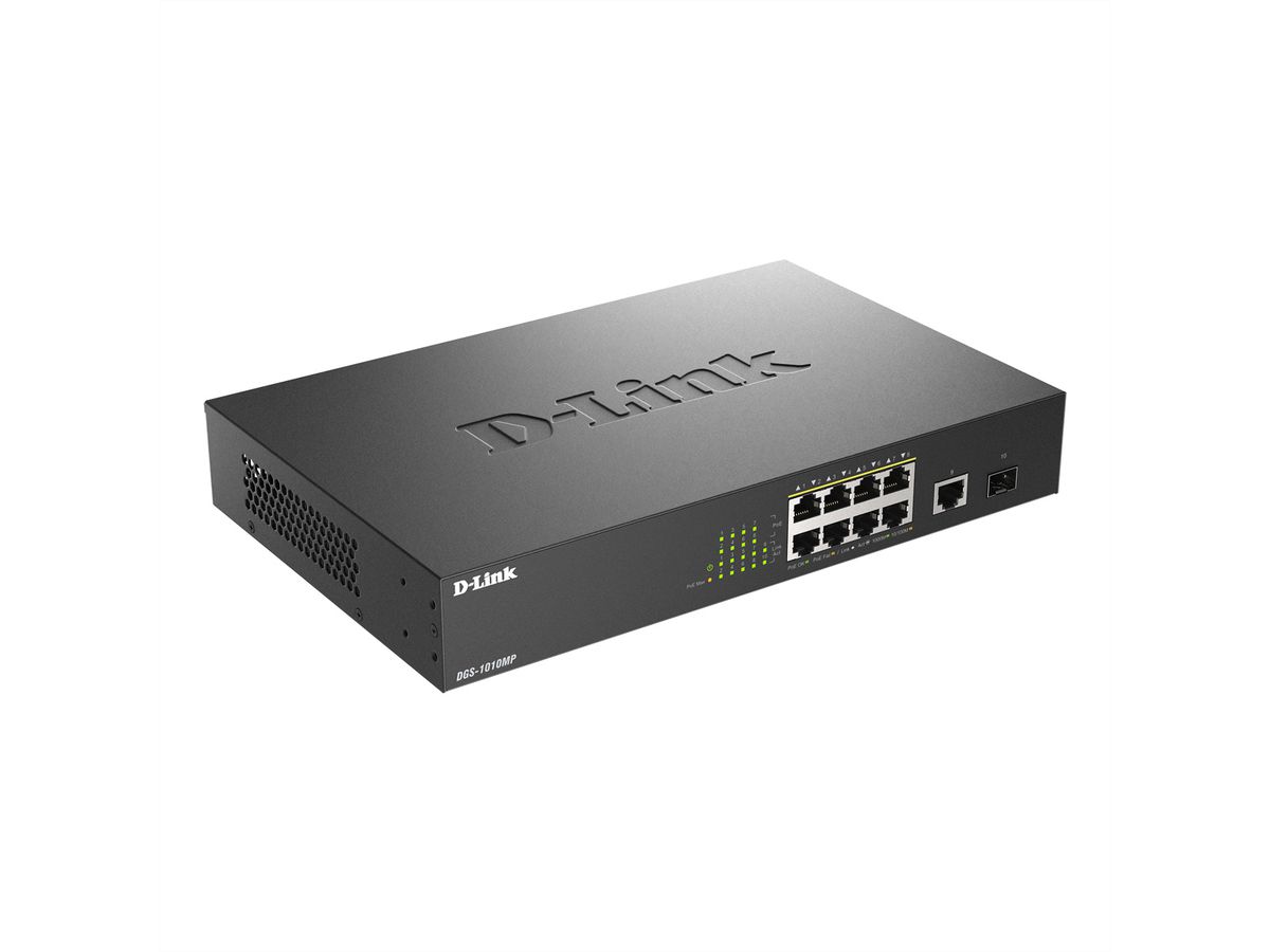 D-Link DGS-1010MP/E 10-Port PoE+ Switch