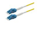 ROLINE LWL-Kabel duplex 9/125µm OS2, LC/LC, UNIBOOT, gelb, 10 m