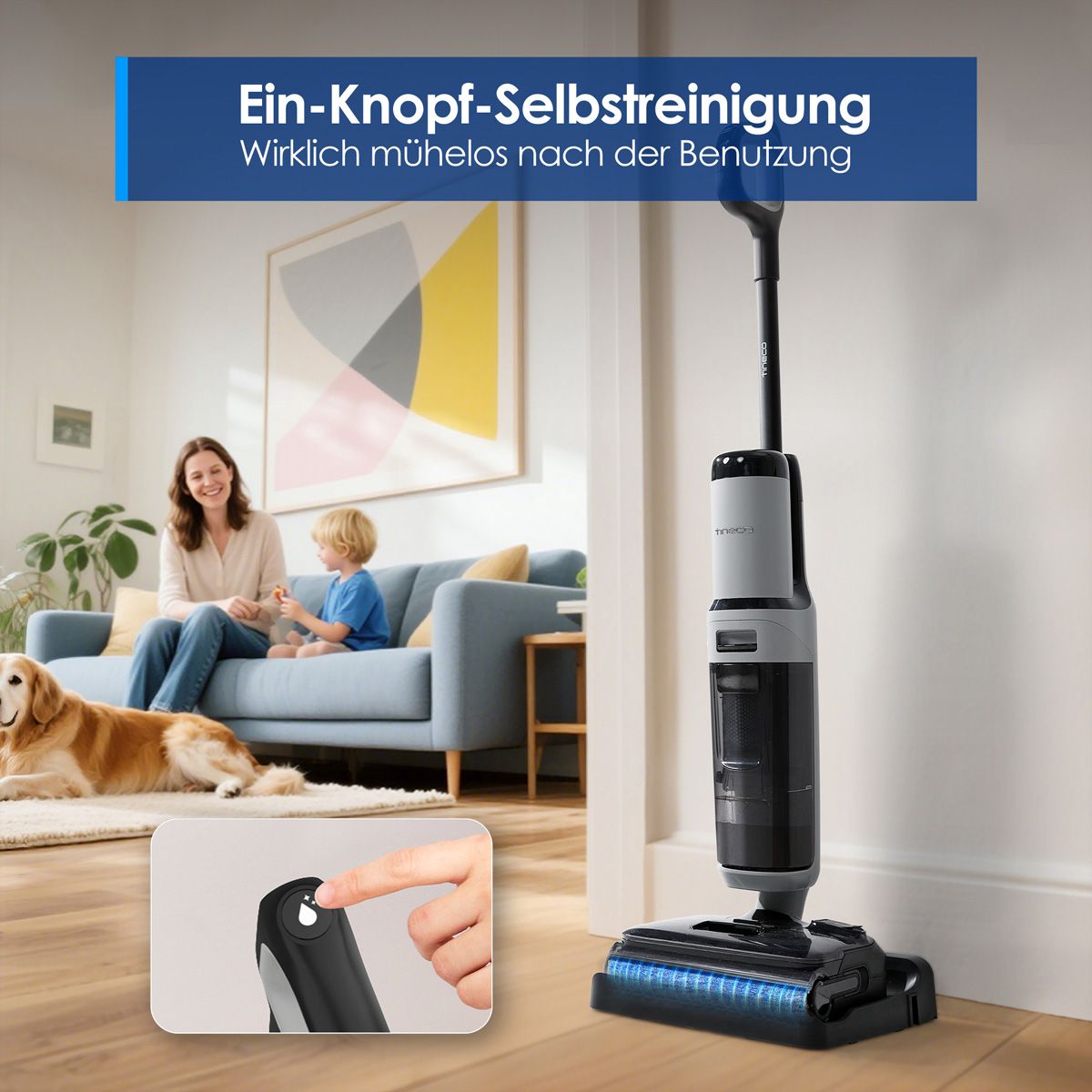 Tineco FLOOR ONE i5 Extensible Plus, Aspirateur laveur