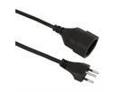 Schönenberger Verlängerungskabel T12/T13, schwarz, 2 m