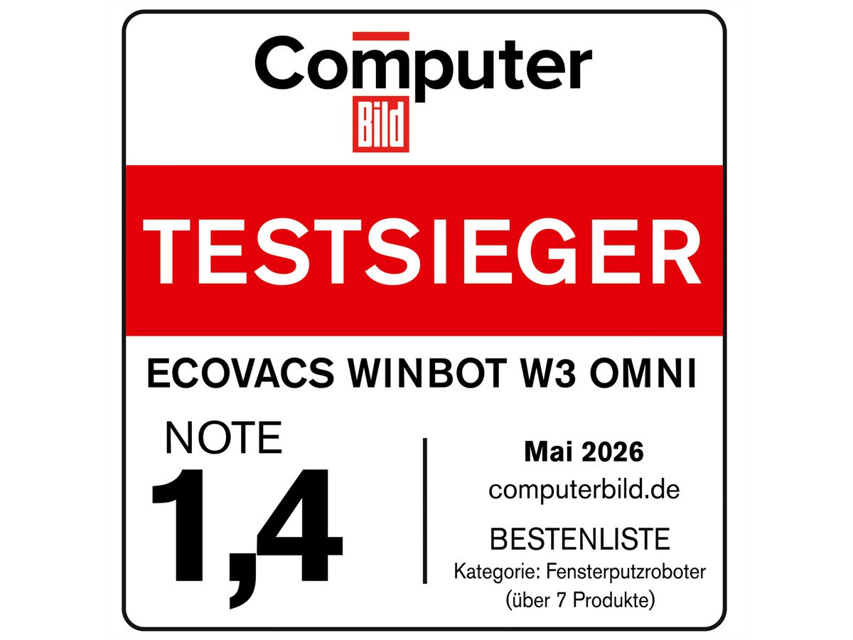 **Retoure**Ecovacs nettoyeur de vitres W3 OMNI Winbot, blanc