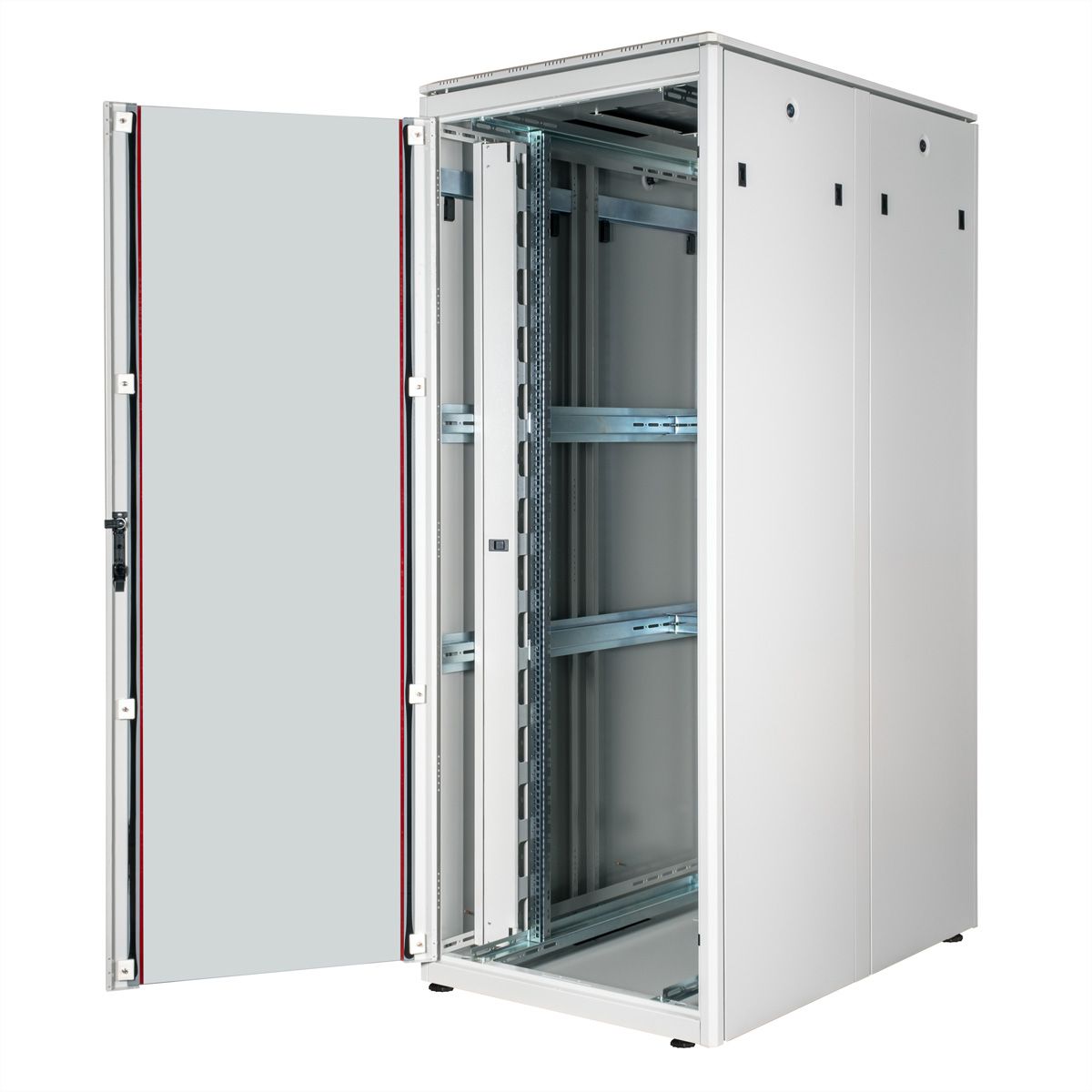 ROLINE 19-Zoll Netzwerkschrank Pro 42 HE, 800x1200 BxT Glastür grau