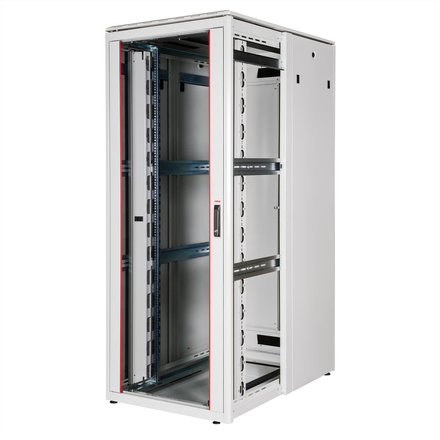ROLINE 19-Zoll Netzwerkschrank Pro 42 HE, 800x1200 BxT Glastür grau