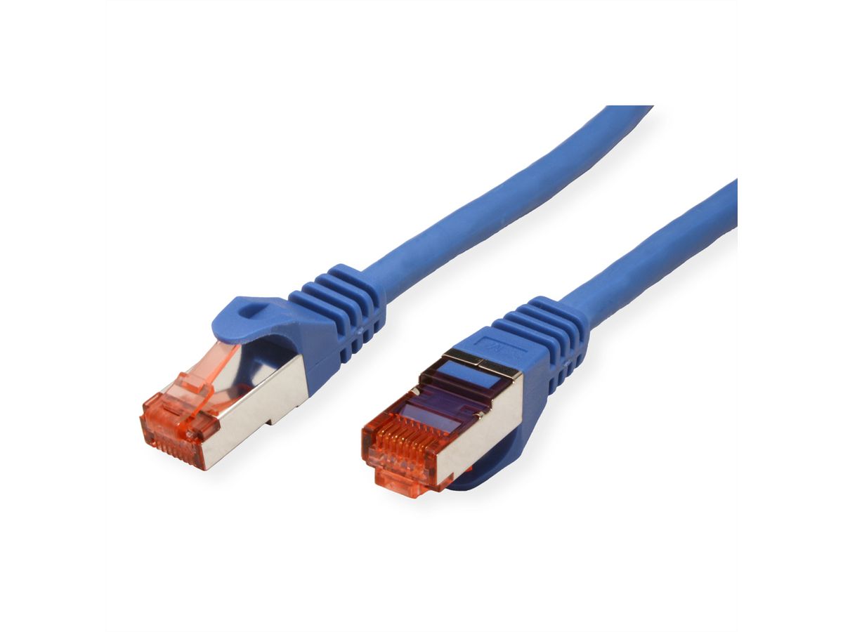 ROLINE Patchkabel Kat.6 S/FTP (PiMF), Component Level, LSOH, blau, 2 m