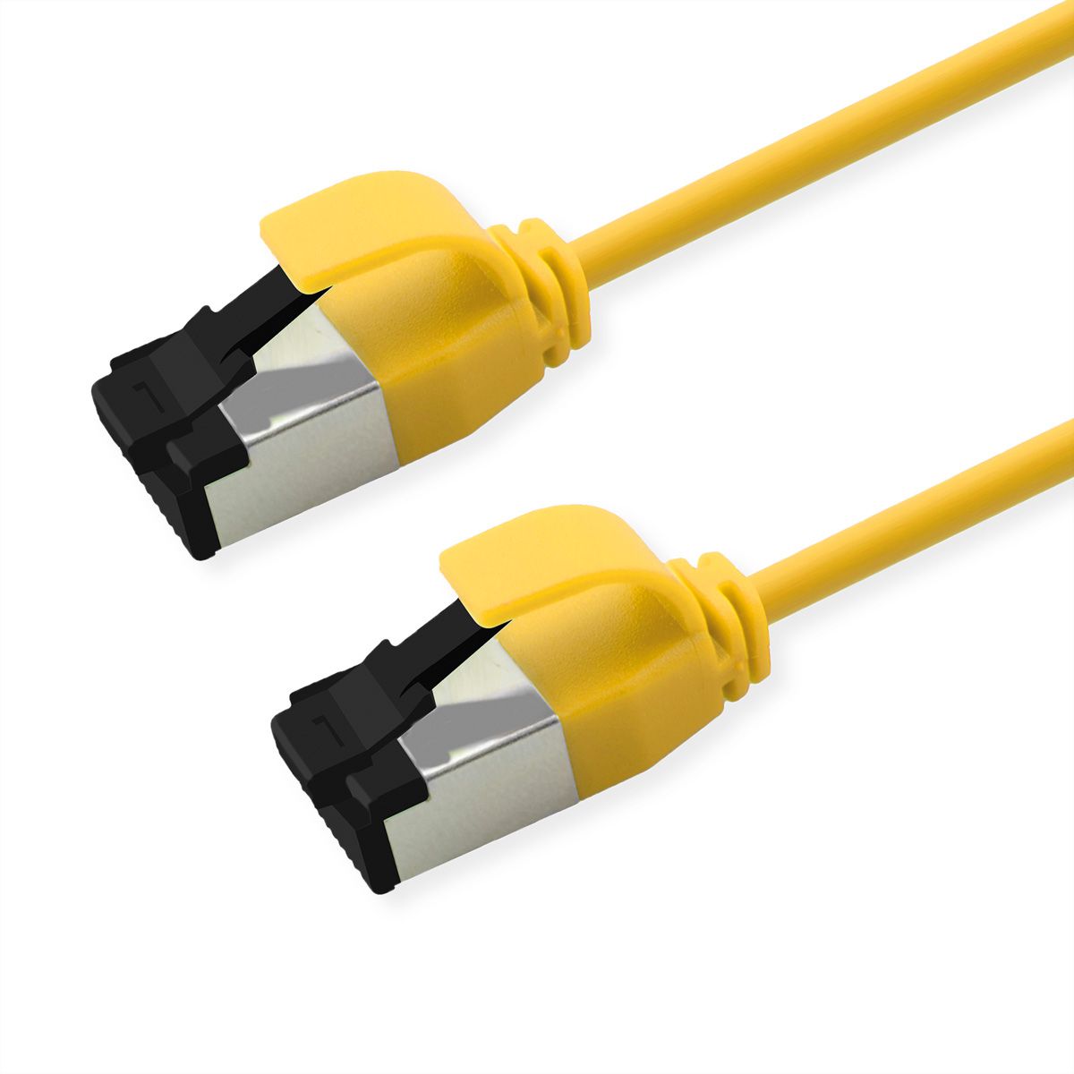 ROLINE Cordon Cat.8.1 (Classe I) S/FTP (PiMF), LSOH, Slim, PoE, jaune, 3 m