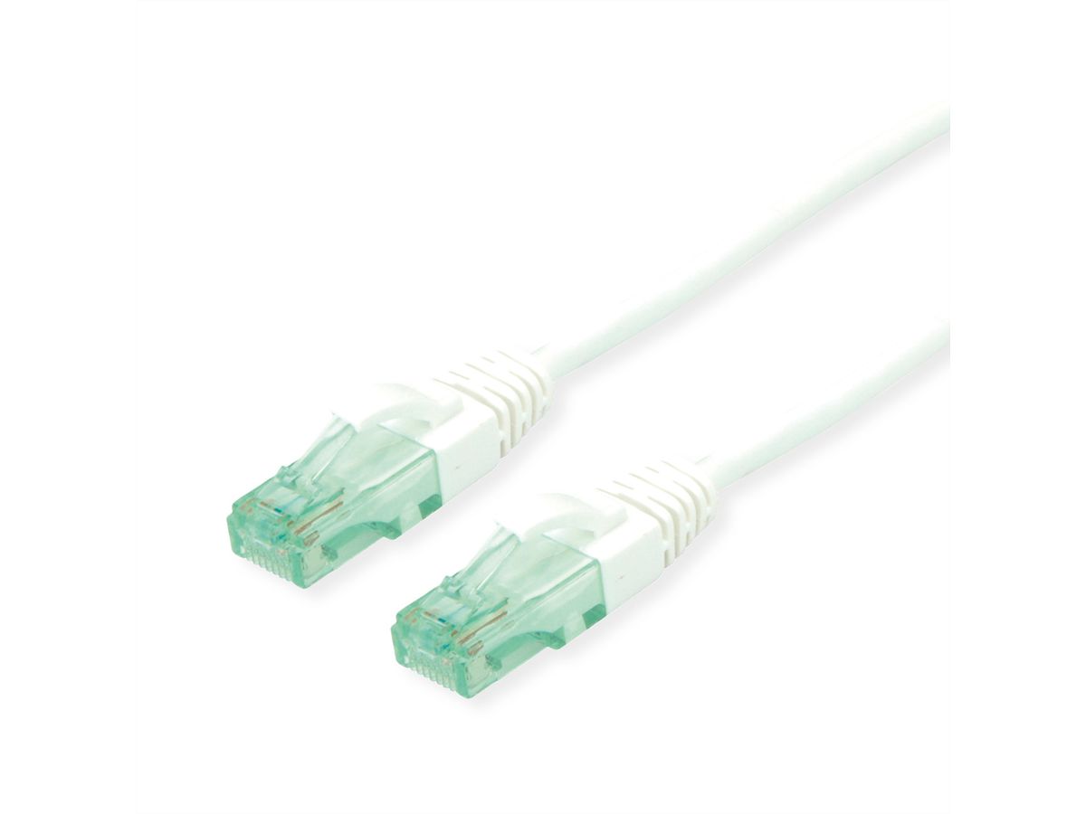 ROLINE RM Patchkabel Cat.6A UTP, weiß, 0,3 m