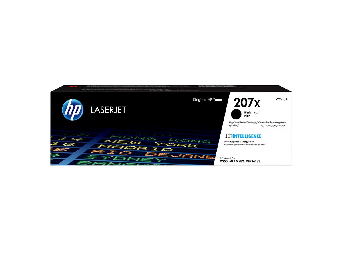 HP 207X Schwarz Original LaserJet Tonerkartusche mit hoher Reichweite