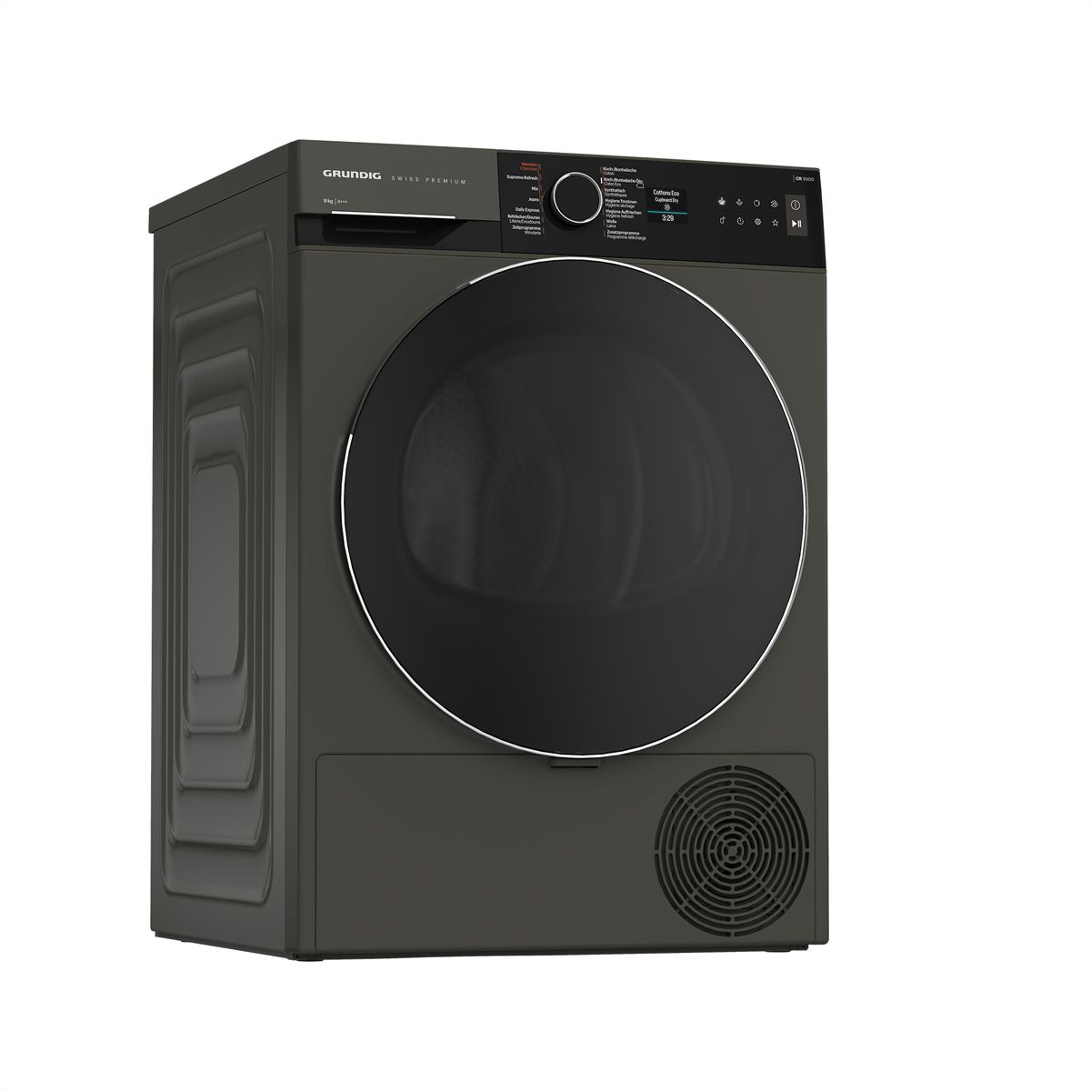 Grundig Wäschetrockner GTR9100, 9kg, A+++, manhattan gray
