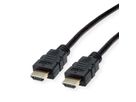 ROLINE HDMI High Speed Kabel mit Ethernet, TPE, schwarz, 7,5 m